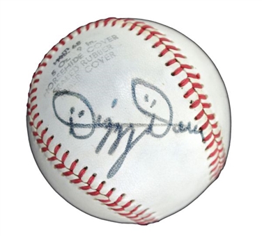 Dizzy Dean Single Signed baseball